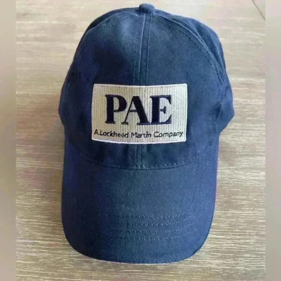 Vintage Dad Hat Baseball Cap Pacific Architects Engineers PAE Lockheed Martin - Picture 1 of 8